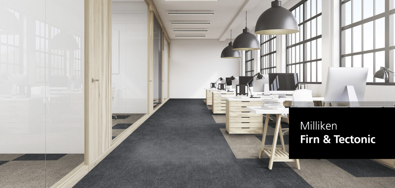 Milliken Firn & Tectonic – Design trifft Nachhaltigkeit und Akustikkomfort